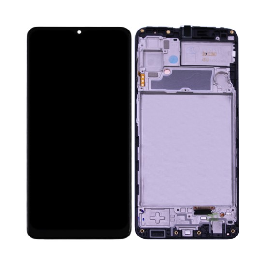 Touch+Display+Frame Samsung Galaxy A22 4G 2021/A225 Service Pack Black